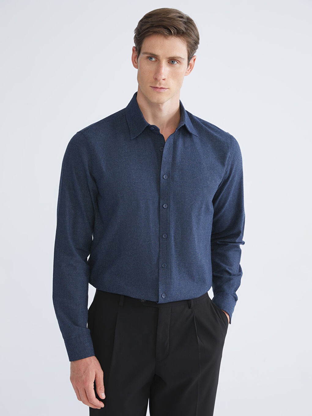 Regular Fit Long Sleeve Men's Lumberjack Shirt