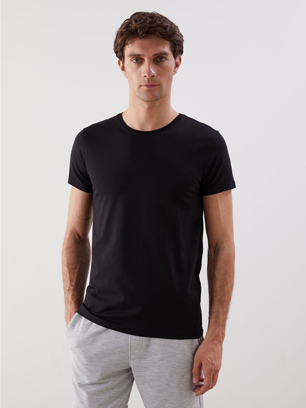 Crew Neck Jersey Men's Vest